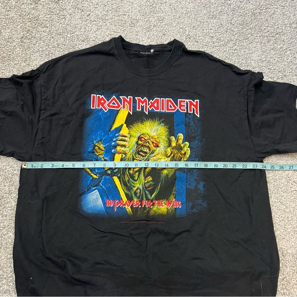 Vintage Iron Maiden Shirt Mens XL? Black No Prayer For The Dying Tee Band - Picture 3 of 7